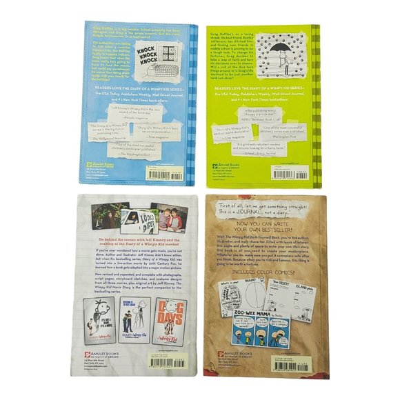 Diary Of A Wimpy Kid Books Paperback Hardcover Jeff Kinney Lot Of 4 - Picture 2 of 12